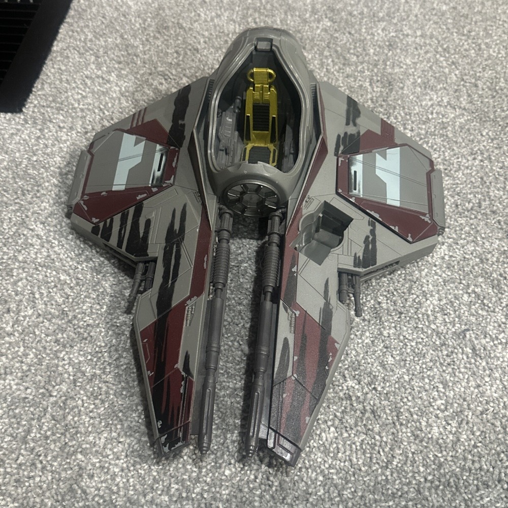 2004 Hasbro Star Wars Revenge Of The Sixth OBI-WAN's Jedi StarFighter